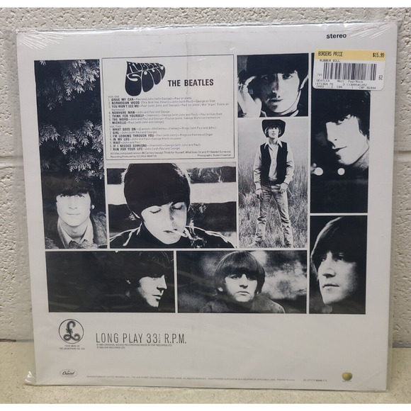 The Beatles Rubber Soul 1965 LP Vinyl Record Album Limited Edition NEW SEALED!!! - Picture 2 of 4